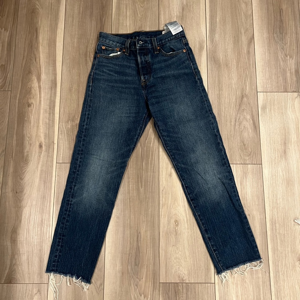 Levi's original white oak denim
